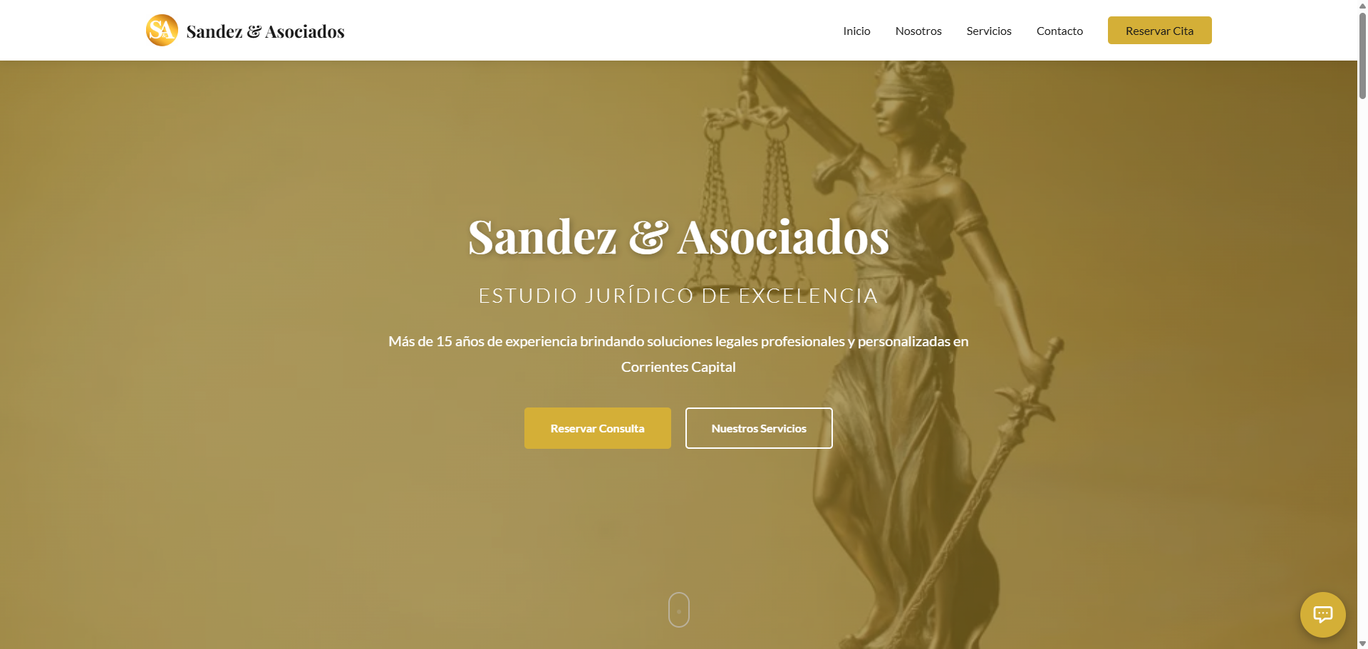Sandez Asociados Web Design
